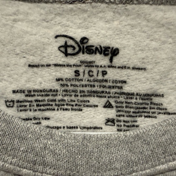 Disney Gray Crewneck Sweater with Pooh Bear - Picture 5 of 6